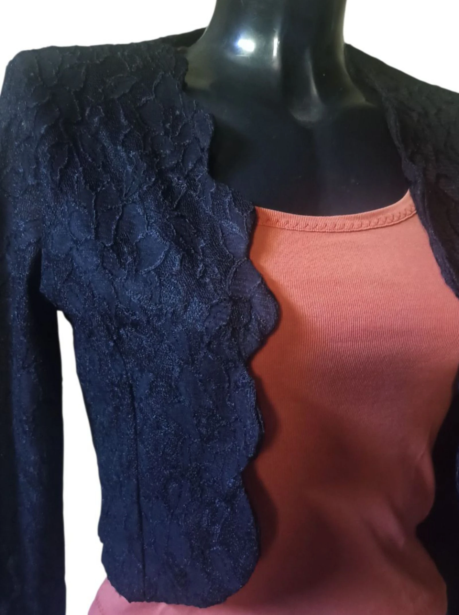 Chaqueta corta de encaje. – photo 3